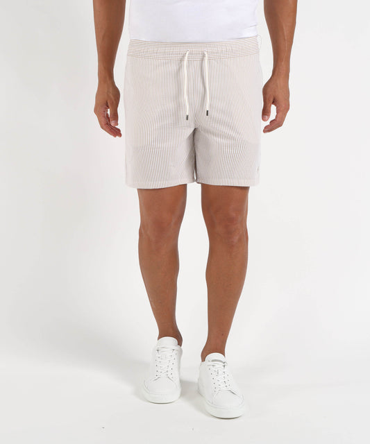 Costumi POLO RALPH LAUREN Costume da bagno in misto cotone a righe Beige | POLO RALPH LAUREN