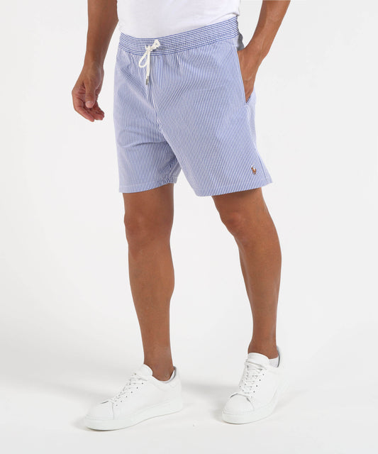 Costumi POLO RALPH LAUREN Costume da bagno in misto cotone a righe Celeste | POLO RALPH LAUREN