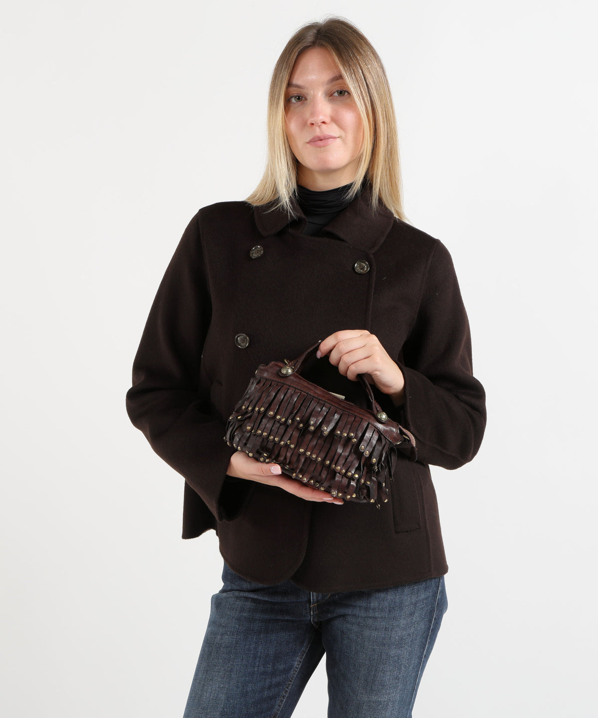 CAMPOMAGGI Melissa shopping piccola con frange