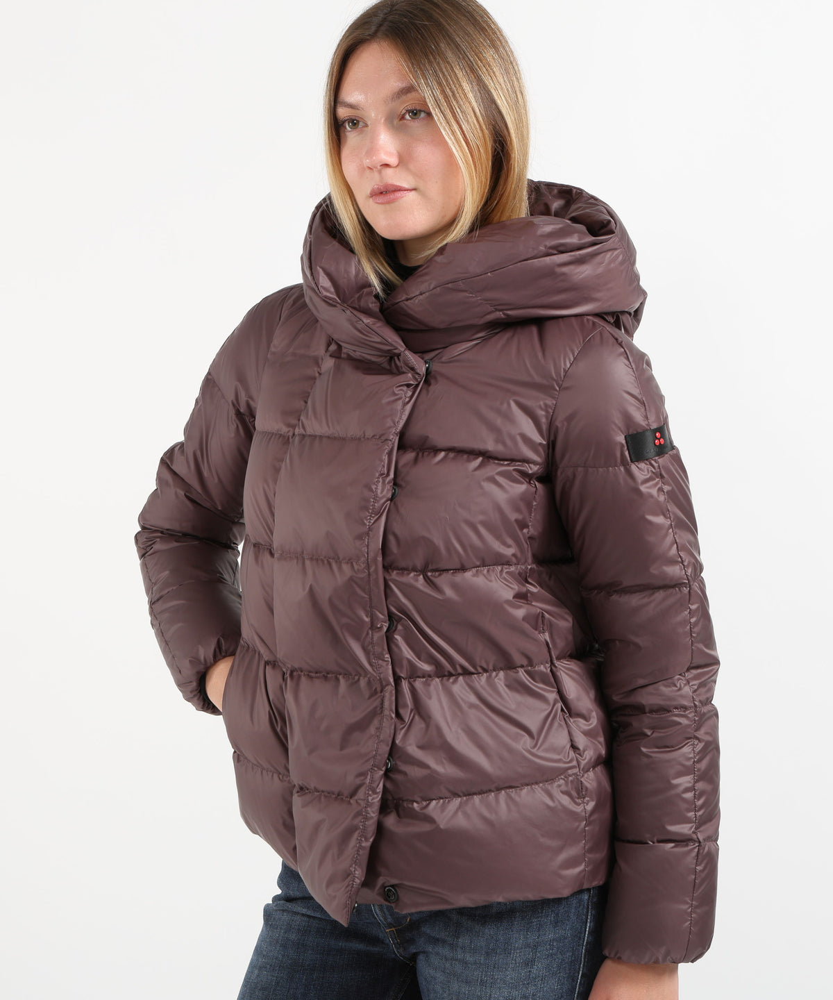 Puffer jackets PEUTEREY Tucano down jacket Marrone | PEUTEREY