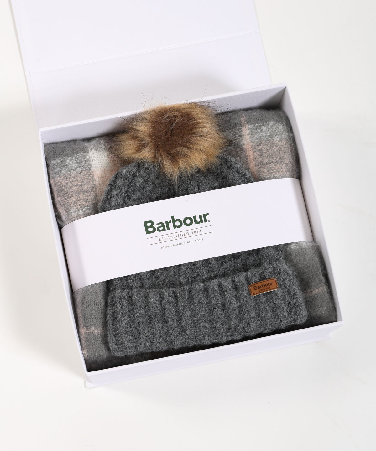 BARBOUR set sciarpa+cappello
