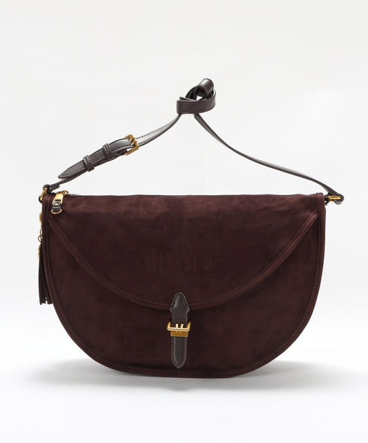 Tracolle LIUJO ACCESSORI Borsa a tracolla in alcantara marrone Marrone | LIUJO ACCESSORI