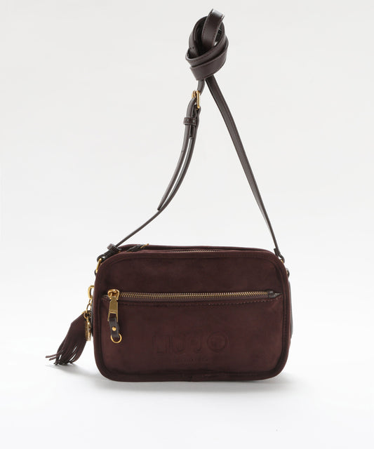 Tracolle LIUJO ACCESSORI Borsa Effetto Camoscio Marrone | LIUJO ACCESSORI