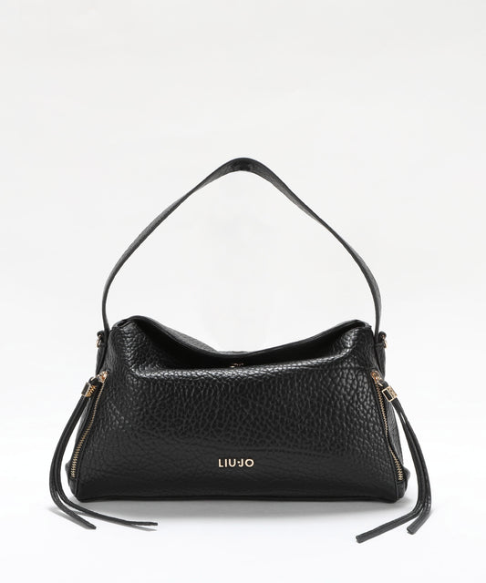 Borse LIUJO ACCESSORI Borsa a spalla con logo Nero | LIUJO ACCESSORI