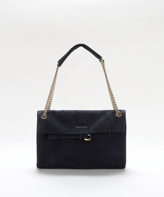 ORCIANI Borsa Venus Nabucco Small a spalla in pelle nabuk