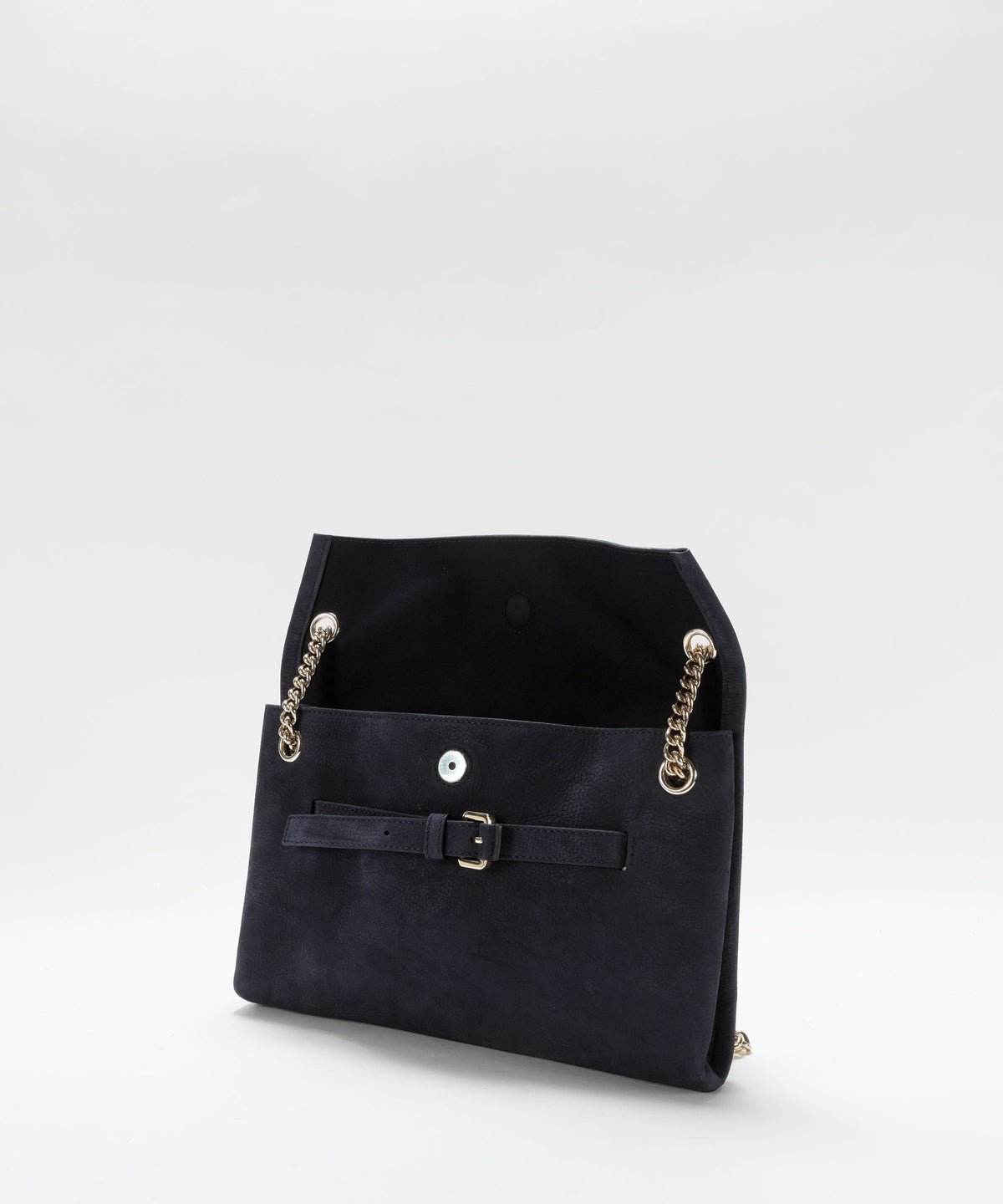 Bags ORCIANI Venus Nabucco Small Nubuck Leather Shoulder Bag Notte | ORCIANI
