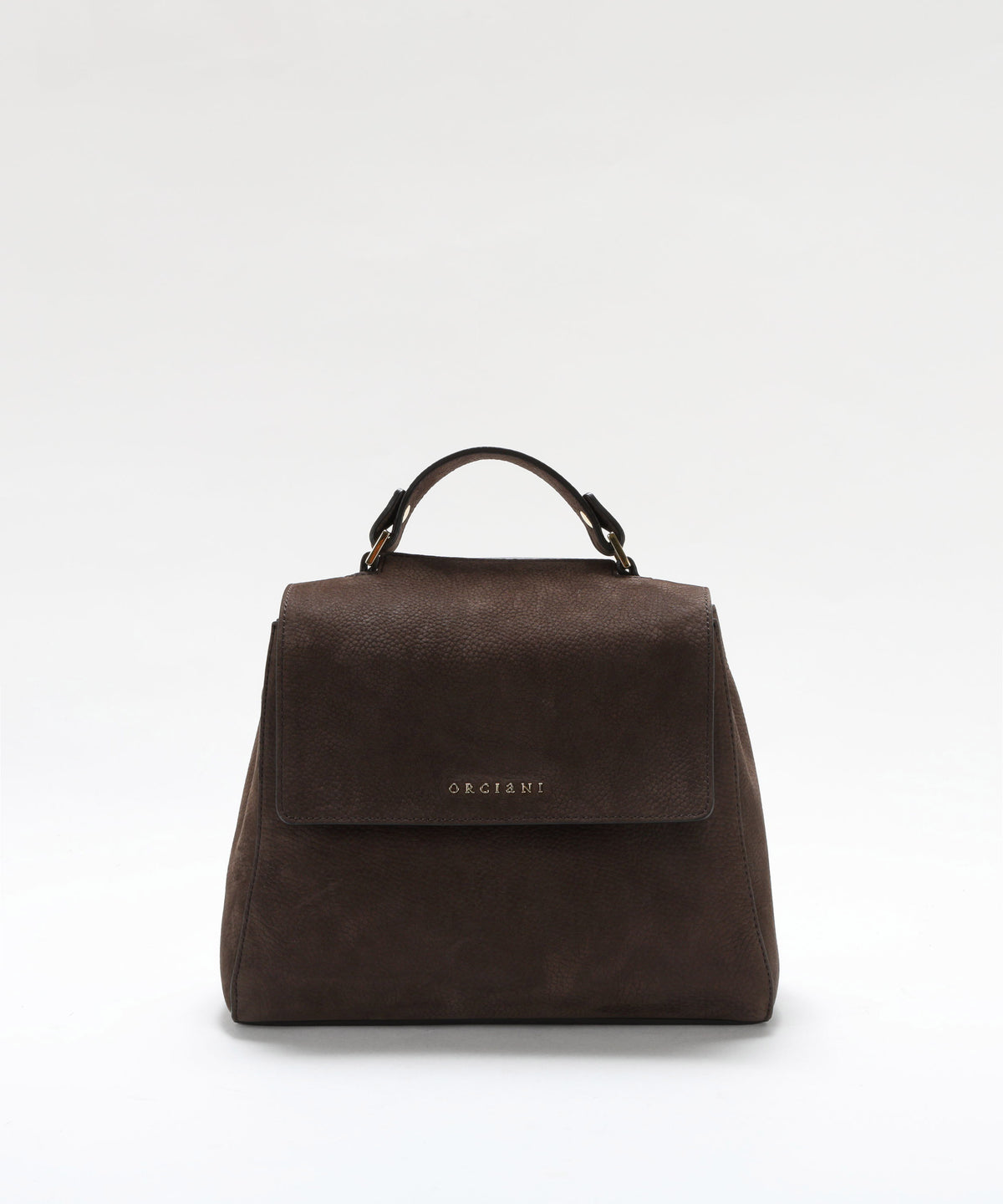 ORCIANI Borsa Sveva Nabucco Small a mano in pelle nabuk con tracolla
