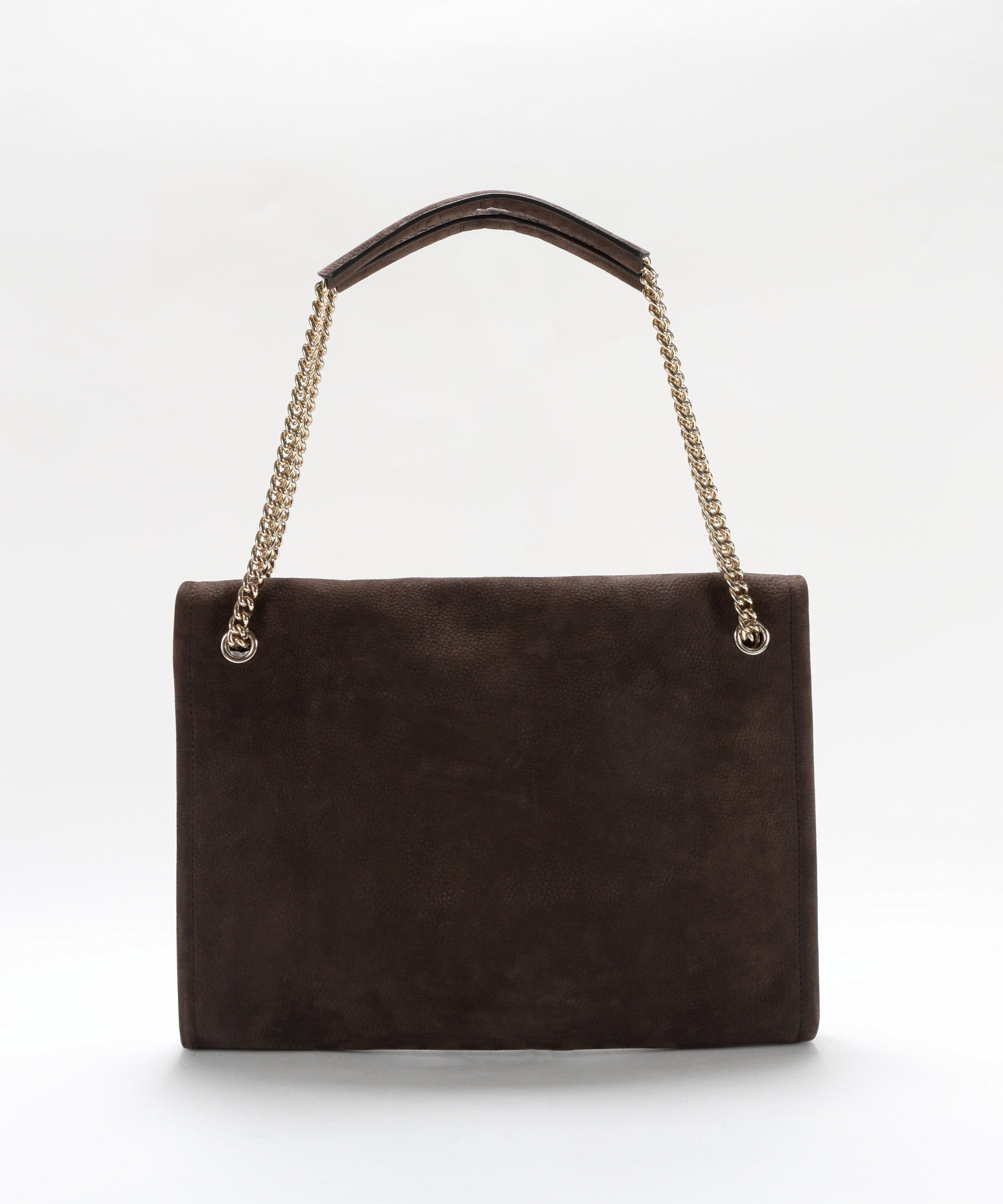 Bags ORCIANI Venus Nabucco Midi Nubuck Leather Shoulder Bag Testa di moro | ORCIANI