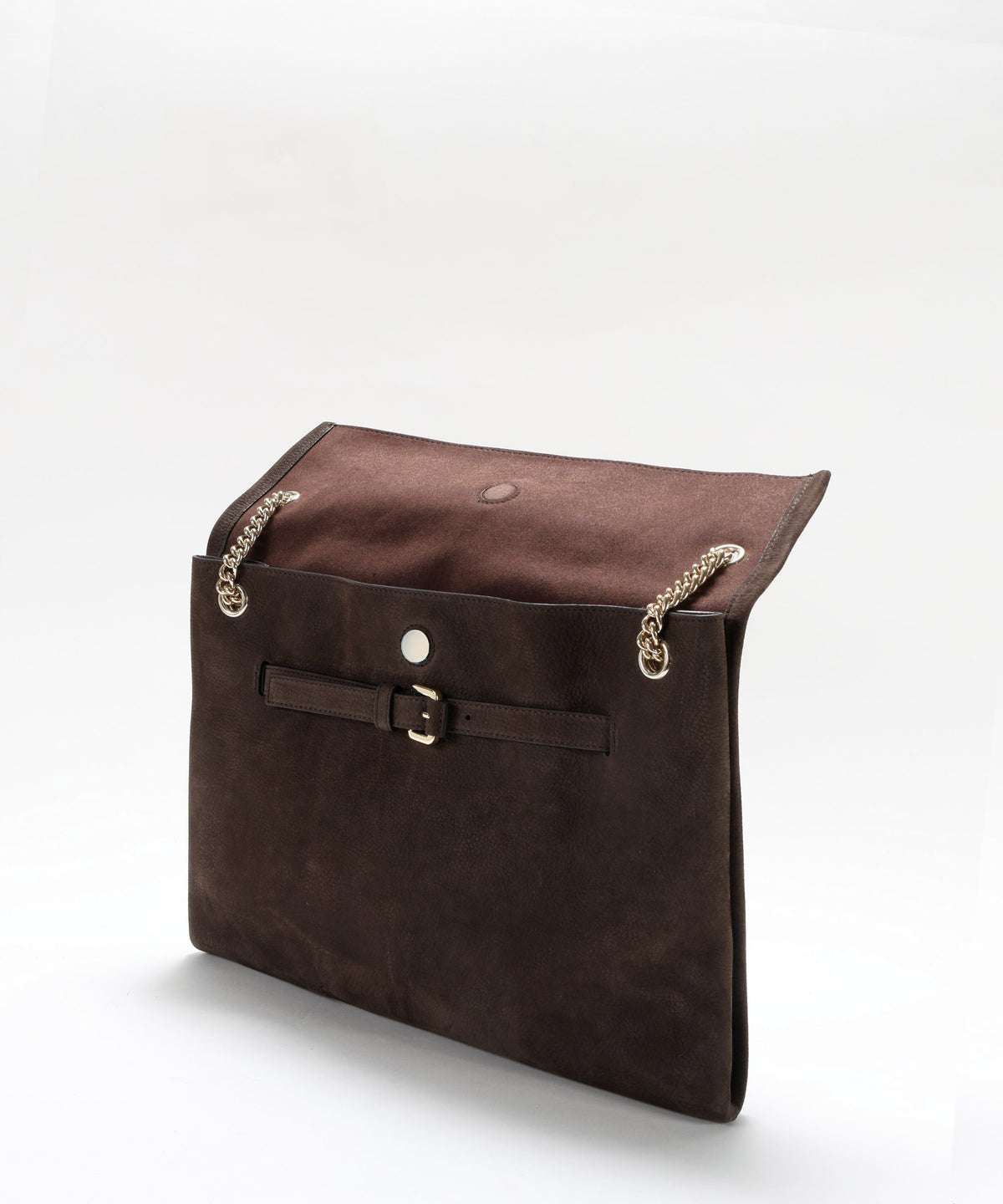 ORCIANI Venus Nabucco Midi Nubuck Leather Shoulder Bag