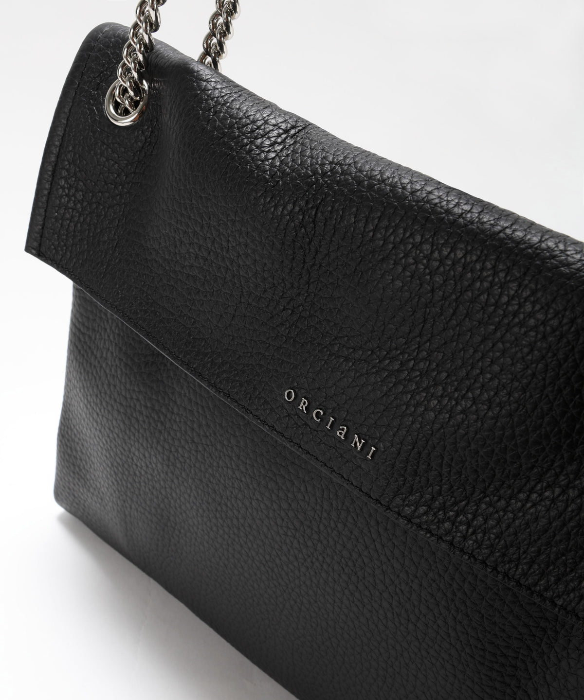 ORCIANI Borsa Venus Soft Midi a spalla in pelle martellata
