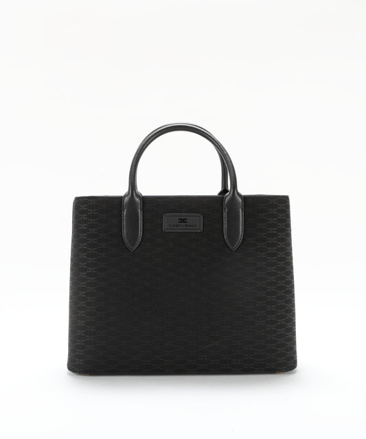Borse ELISABETTA FRANCHI Borsa Elisabetta Franchi in Tessuto Nero | ELISABETTA FRANCHI