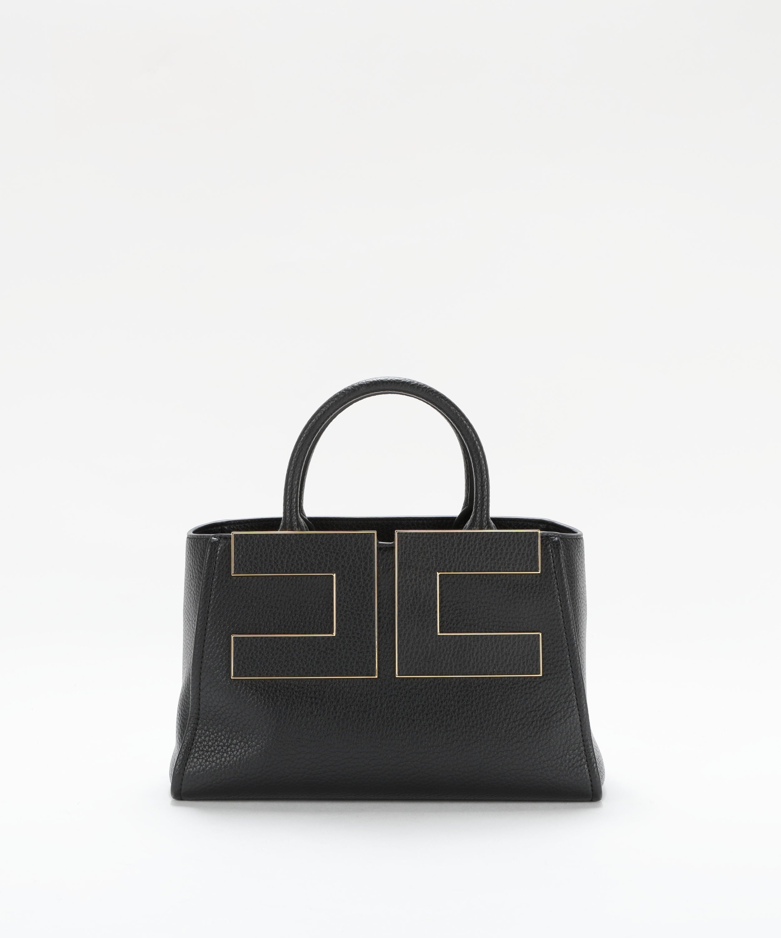 Borse ELISABETTA FRANCHI Tote con logo Nero | ELISABETTA FRANCHI