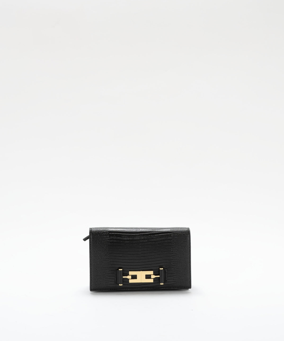 Bags ELISABETTA FRANCHI Crossbody Bag with Gourmette Chain Nero | ELISABETTA FRANCHI
