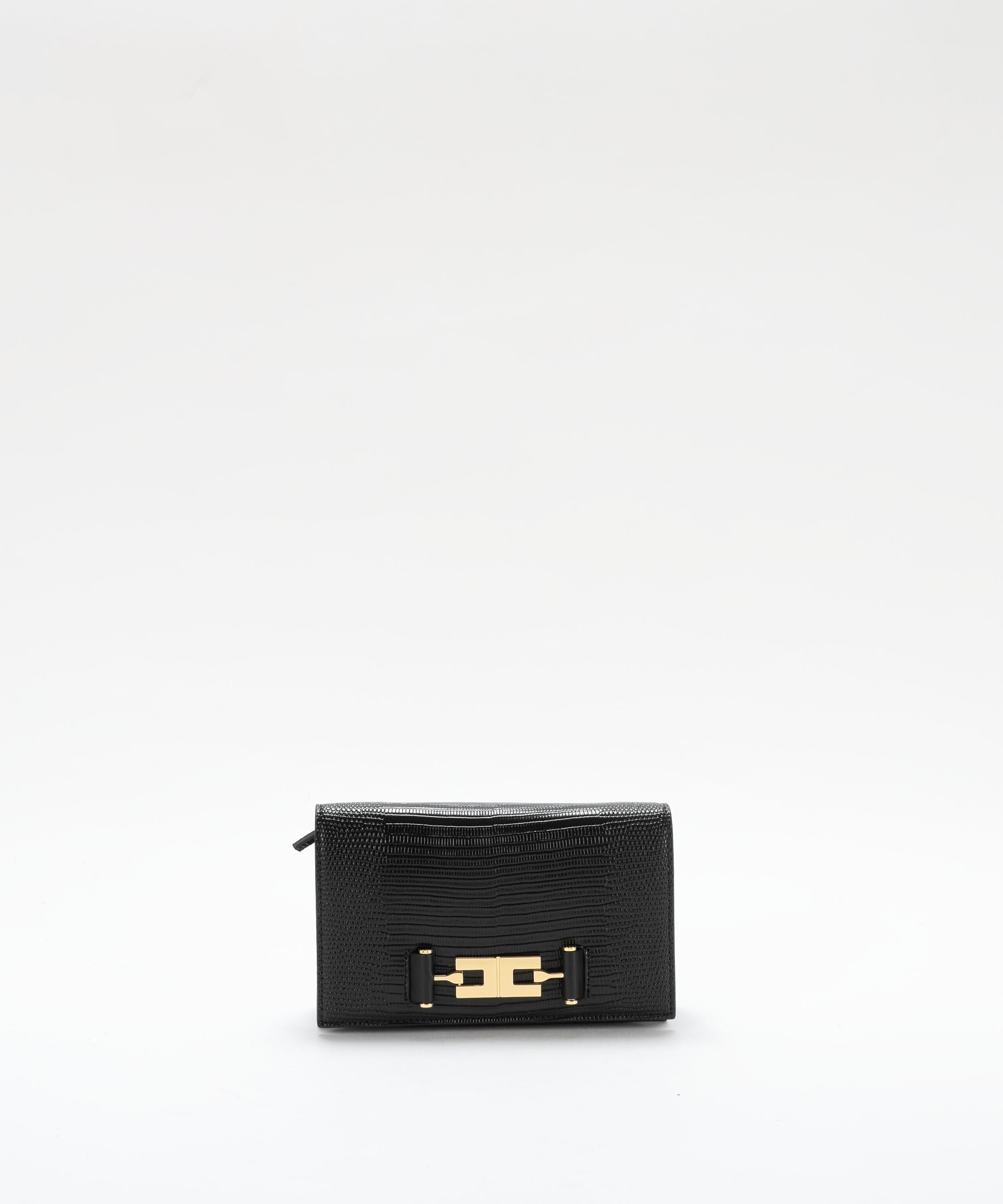 Borse ELISABETTA FRANCHI Tracolla con catena groumette Nero | ELISABETTA FRANCHI