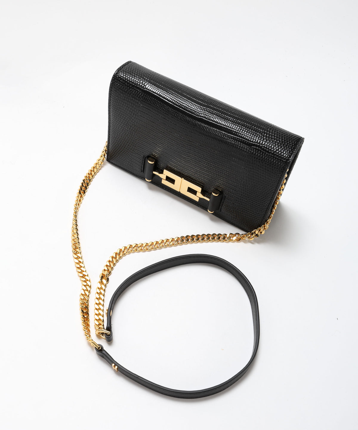ELISABETTA FRANCHI Crossbody Bag with Gourmette Chain