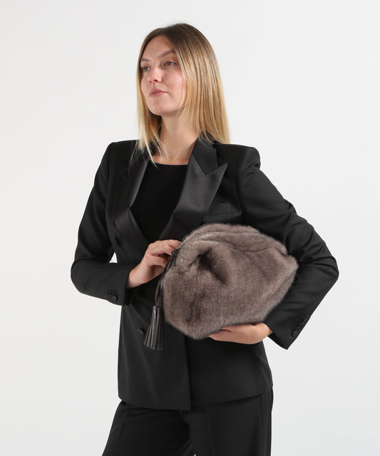 Pochette P.A.R.O.S.H. Pochette in ecopelliccia Marrone | P.A.R.O.S.H.