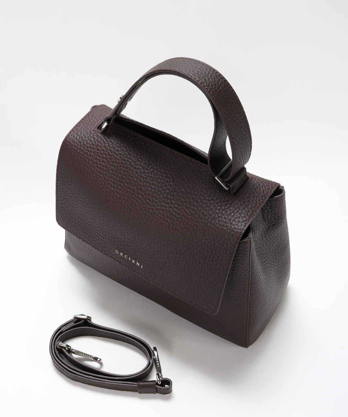 Borse ORCIANI sveva soft media Burgundy | ORCIANI