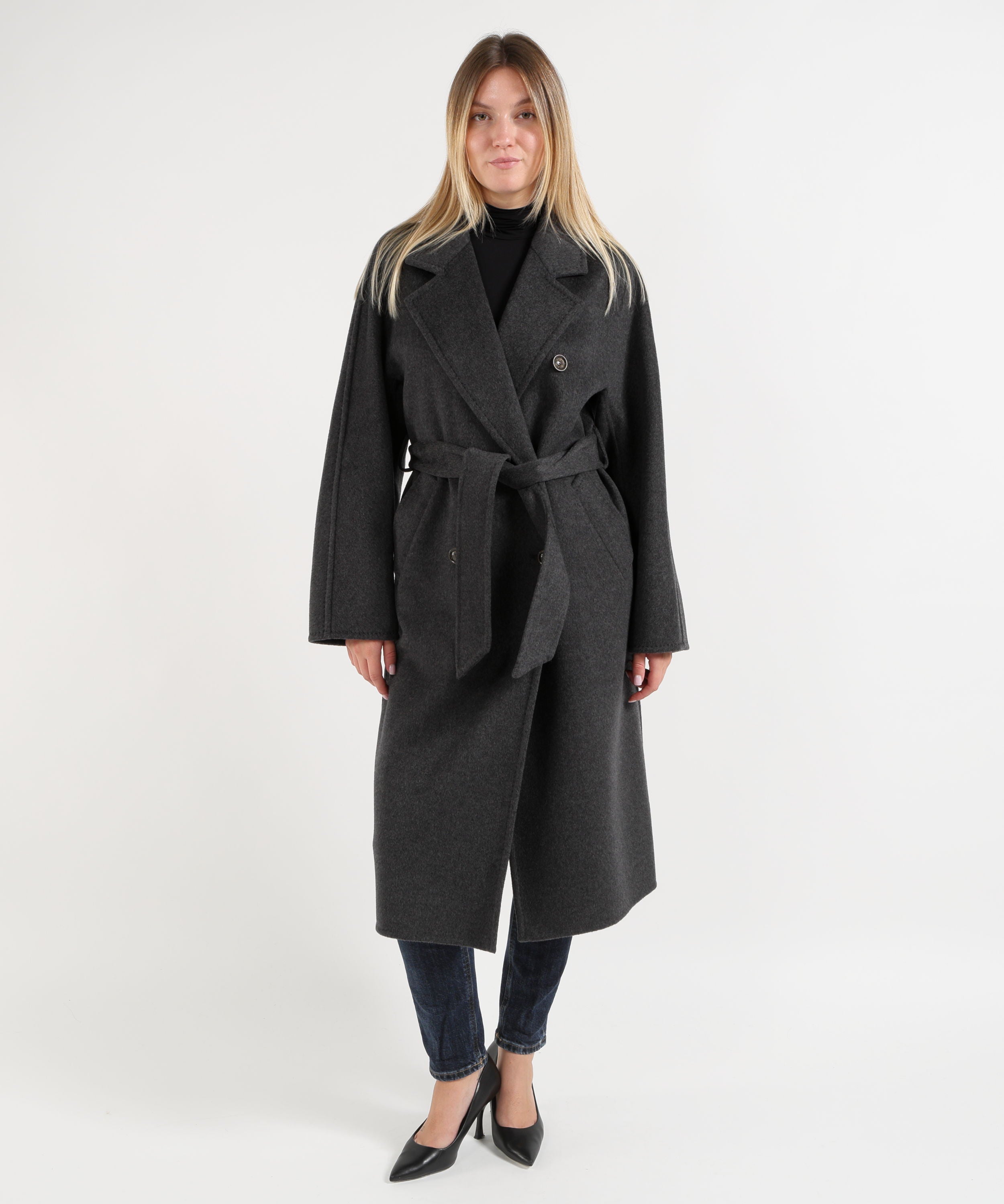 Cappotti HELMUR Cappotto Donna HAMILTON in Lana e Cashmere Antracite | HELMUR