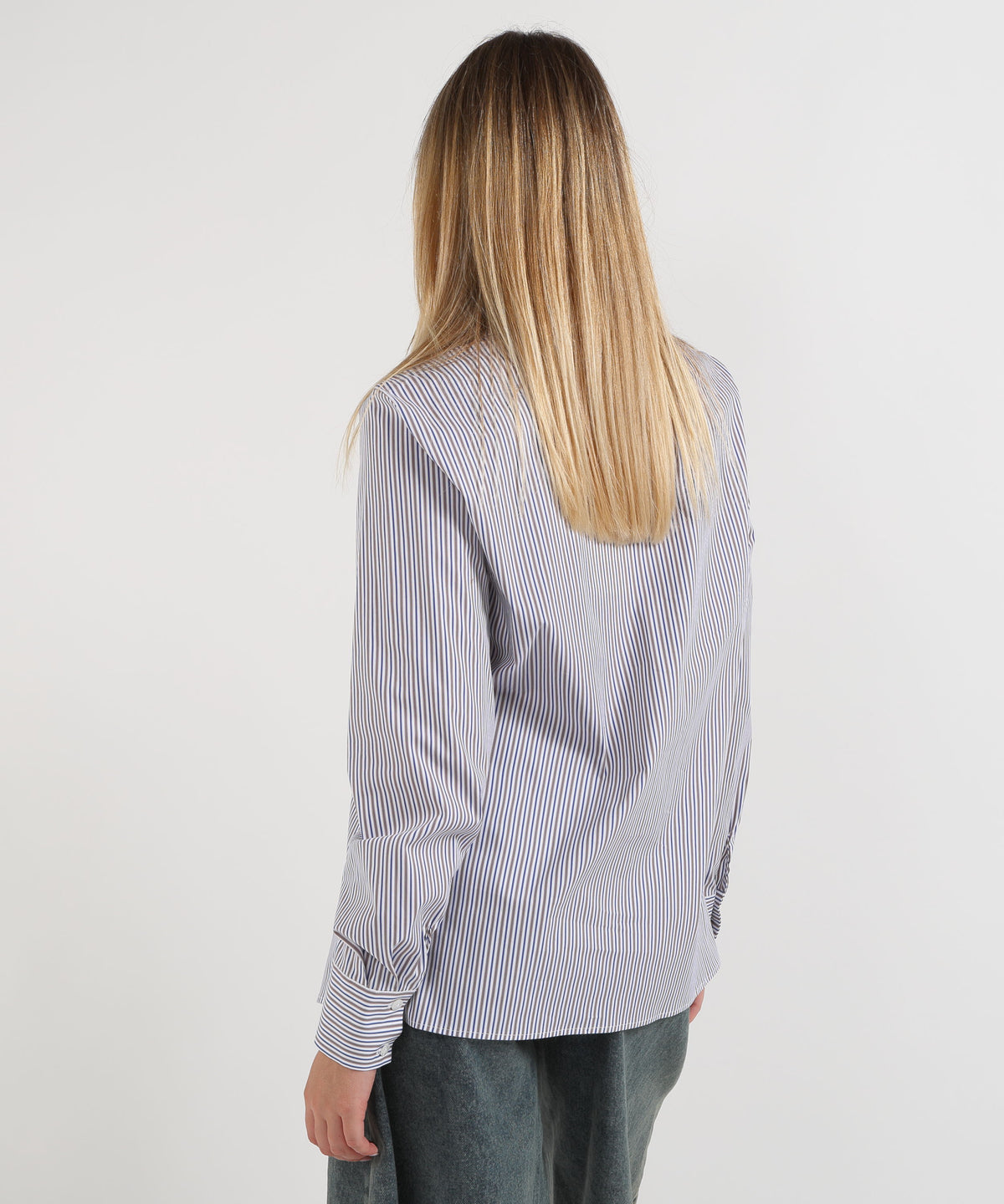 Shirts SILENCE LIMITED Riga azzurra | SILENCE LIMITED