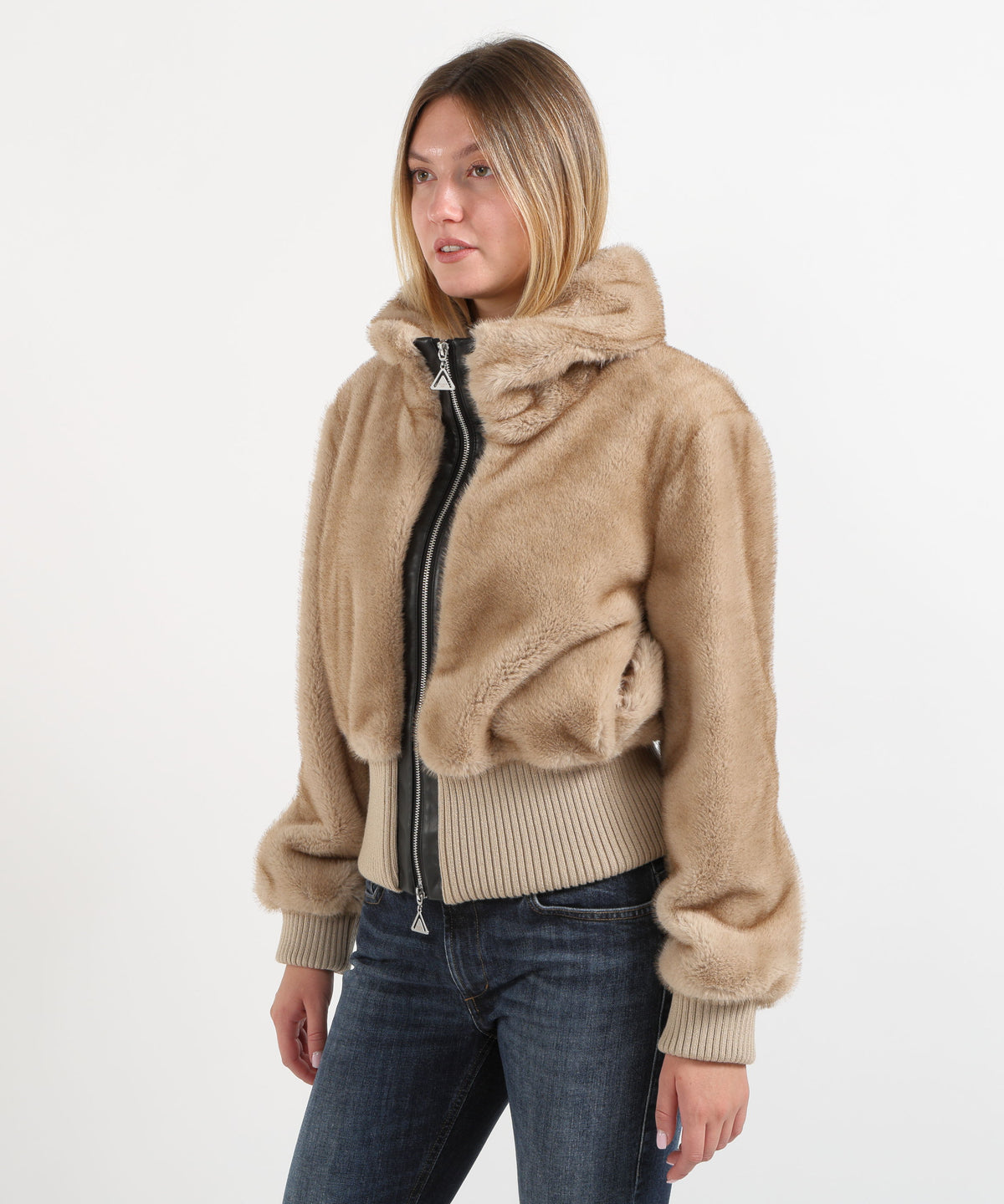 Fur coats SILENCE LIMITED Beige | SILENCE LIMITED