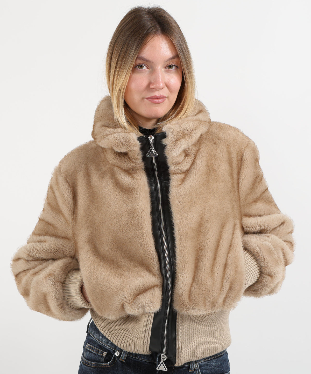 Fur coats SILENCE LIMITED Beige | SILENCE LIMITED