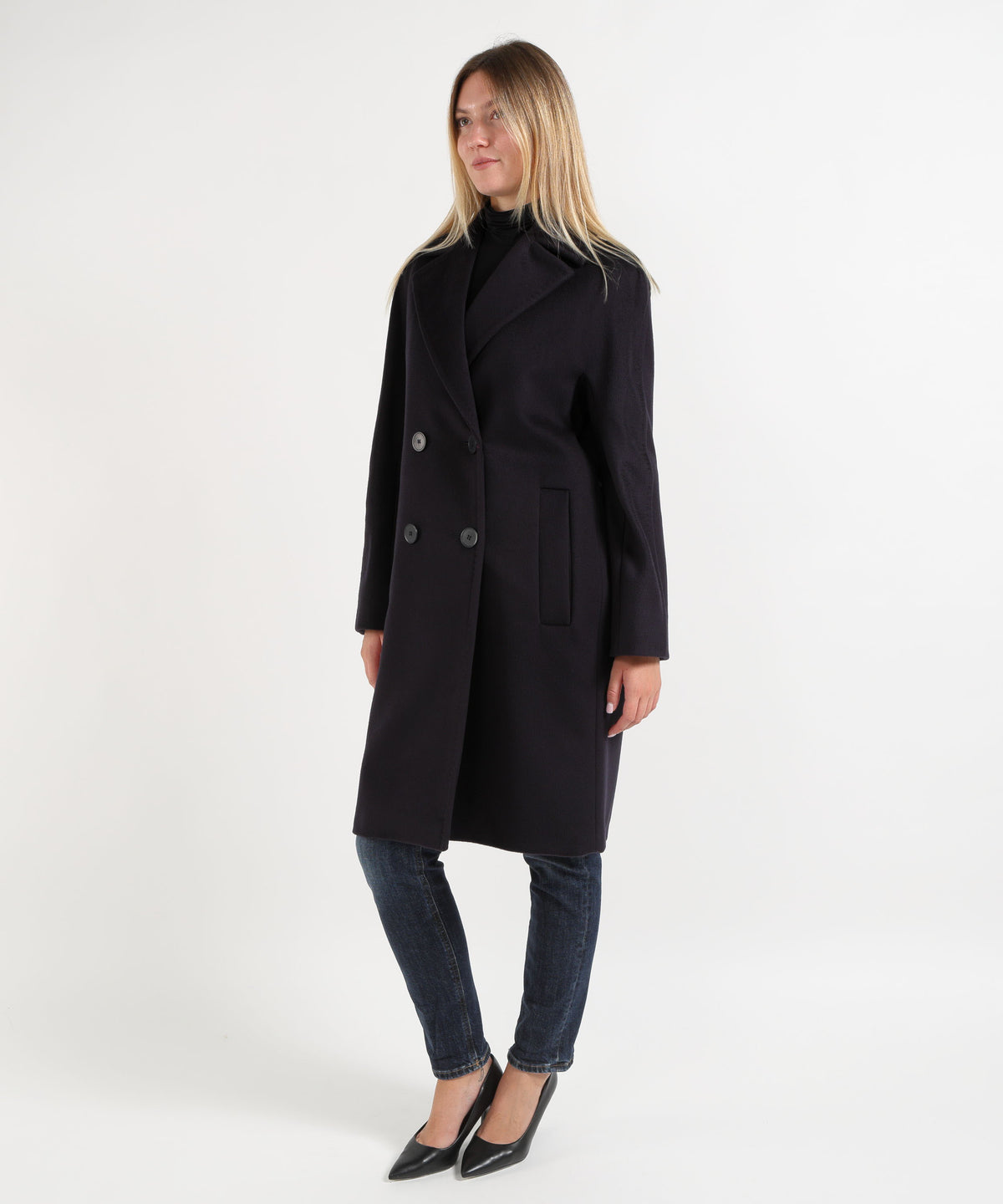 Cappotti MAX MARA studio Cappotto Agenda doppiopetto Blu | MAX MARA studio
