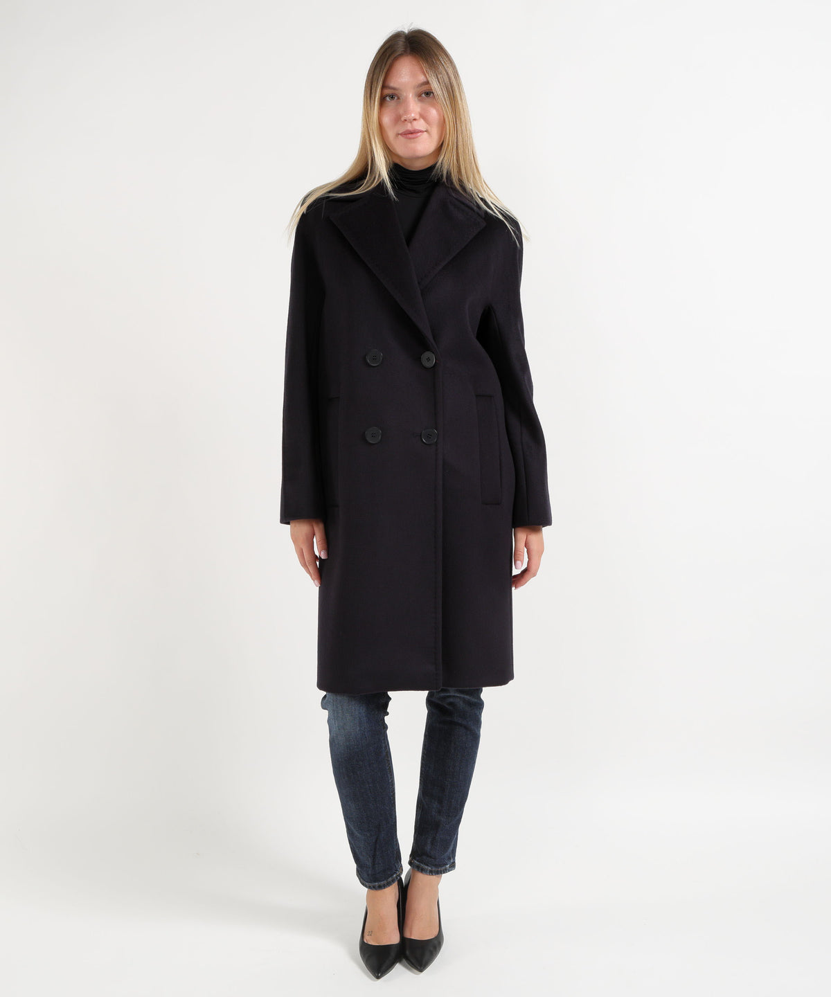 Cappotti MAX MARA studio Cappotto Agenda doppiopetto Blu | MAX MARA studio