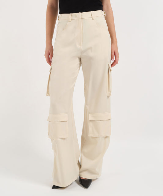 Pantaloni SILENCE LIMITED fight pants Avorio | SILENCE LIMITED
