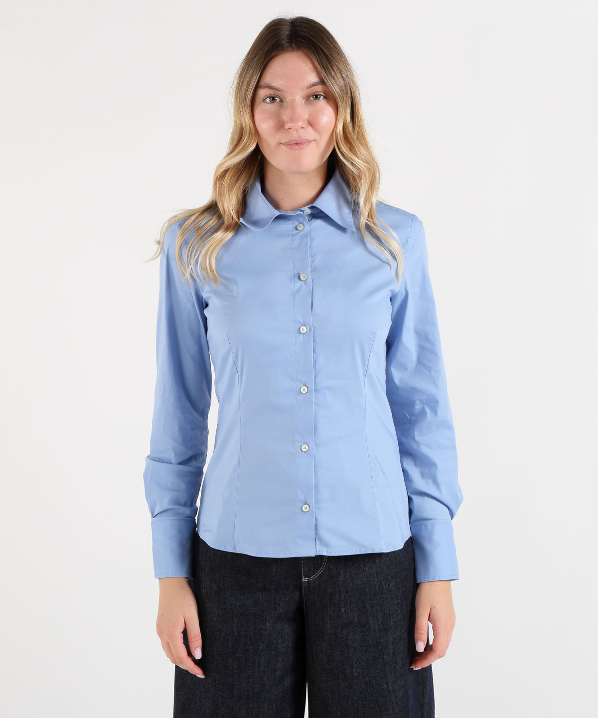 PENNYBLACK Camicia Donna Slim Fit in Popeline Stretch
