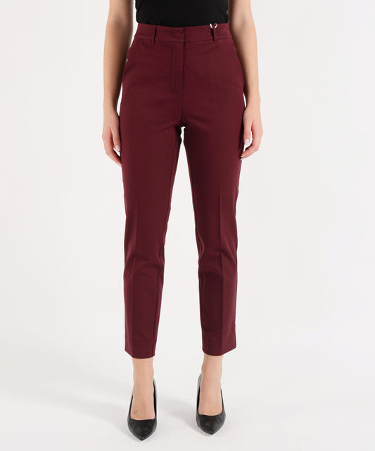 Pantaloni PENNYBLACK Pantaloni slim fit Bordeau | PENNYBLACK