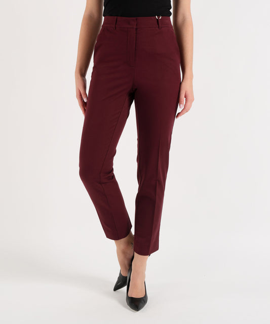 Pantaloni PENNYBLACK Pantaloni slim fit Bordeau | PENNYBLACK