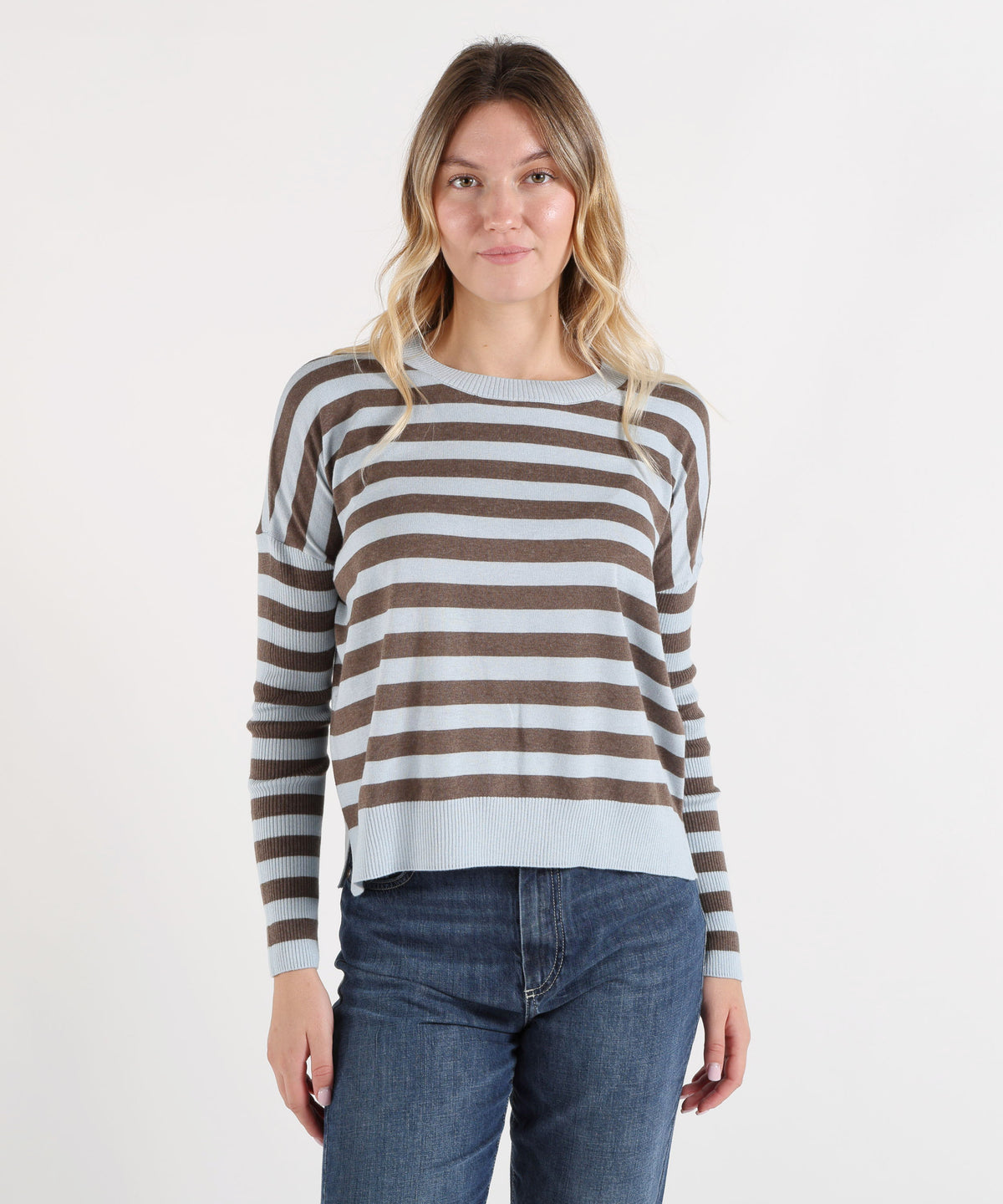 PENNYBLACK Maglia Cropped in Cotone, Seta e Cashmere