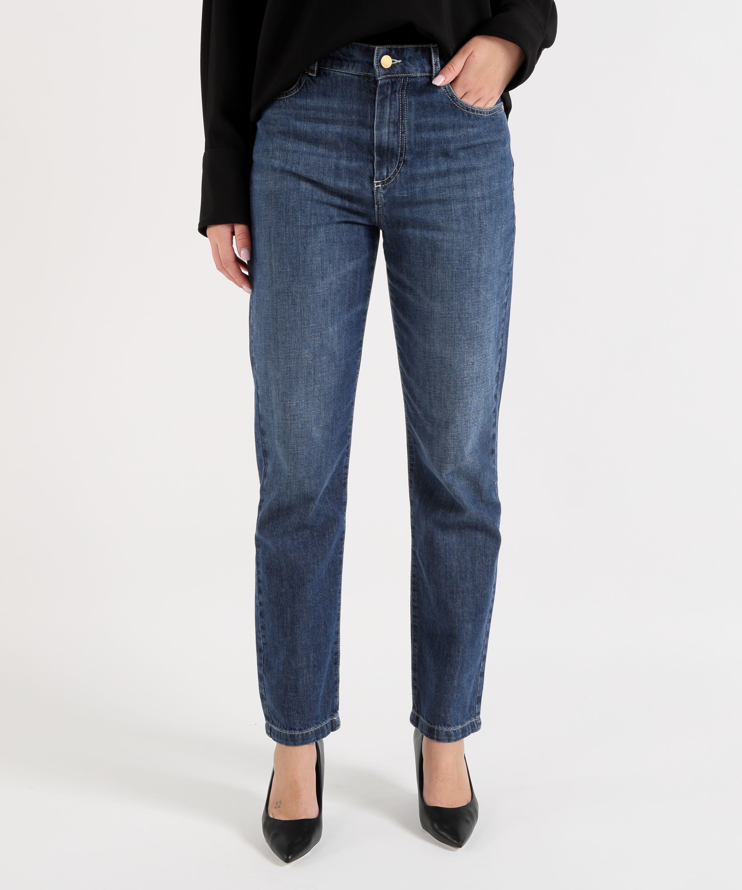Jeans 'S MAX MARA Jeans slim fit in cotone Denim | 'S MAX MARA