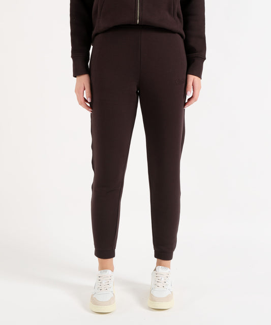 Pantaloni 'S MAX MARA Pantalone Jogging in Jersey di Felpa Garzata Marrone | 'S MAX MARA