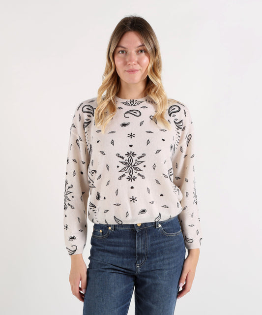 ABSOLUT CASHMERE pull ariane print
Maglione girocollo in cashmere