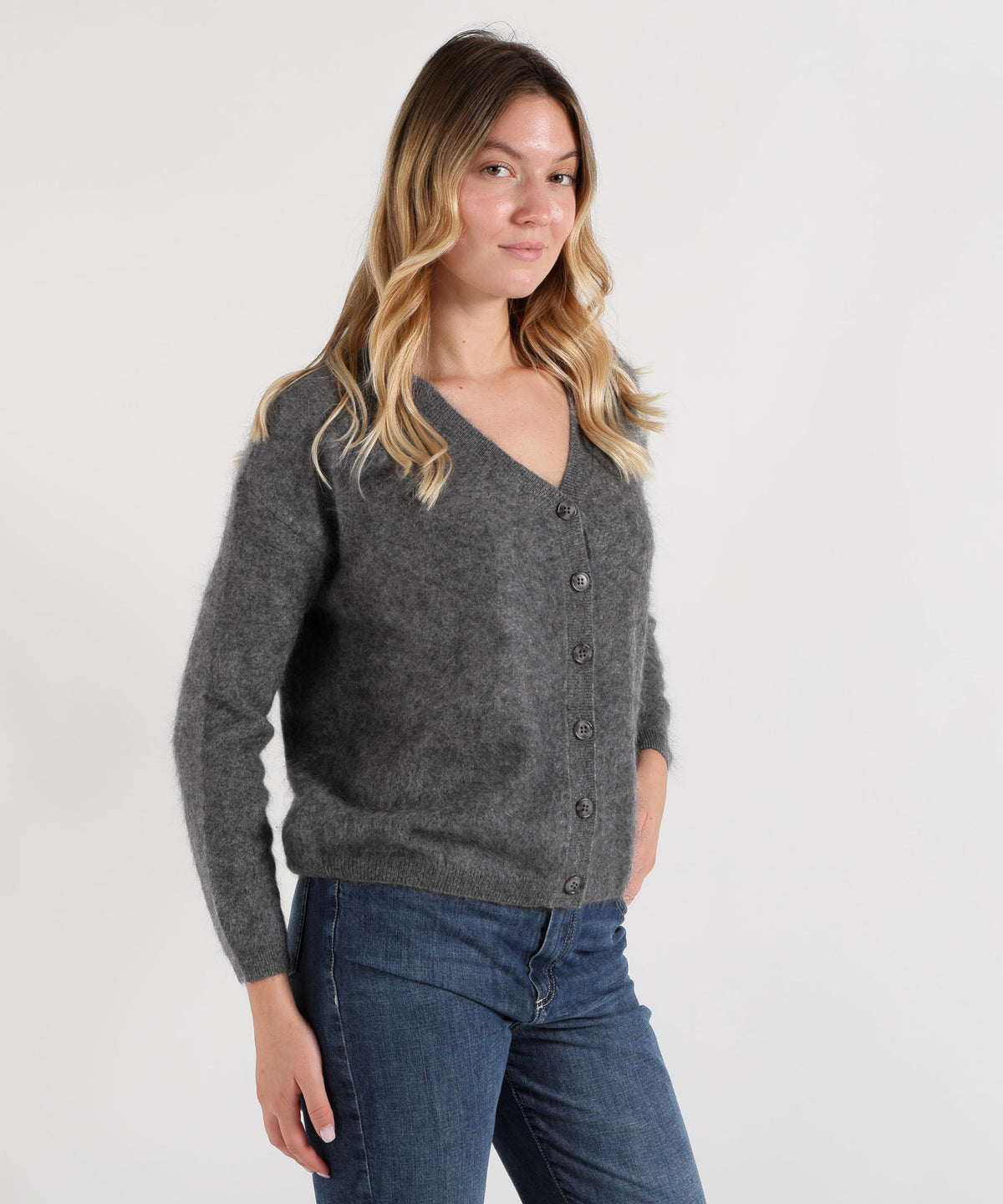 Cardigans ABSOLUT CASHMERE Grigio scuro | ABSOLUT CASHMERE