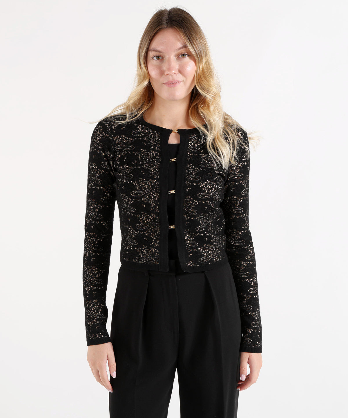 Cardigans ELISABETTA FRANCHI Nero | ELISABETTA FRANCHI