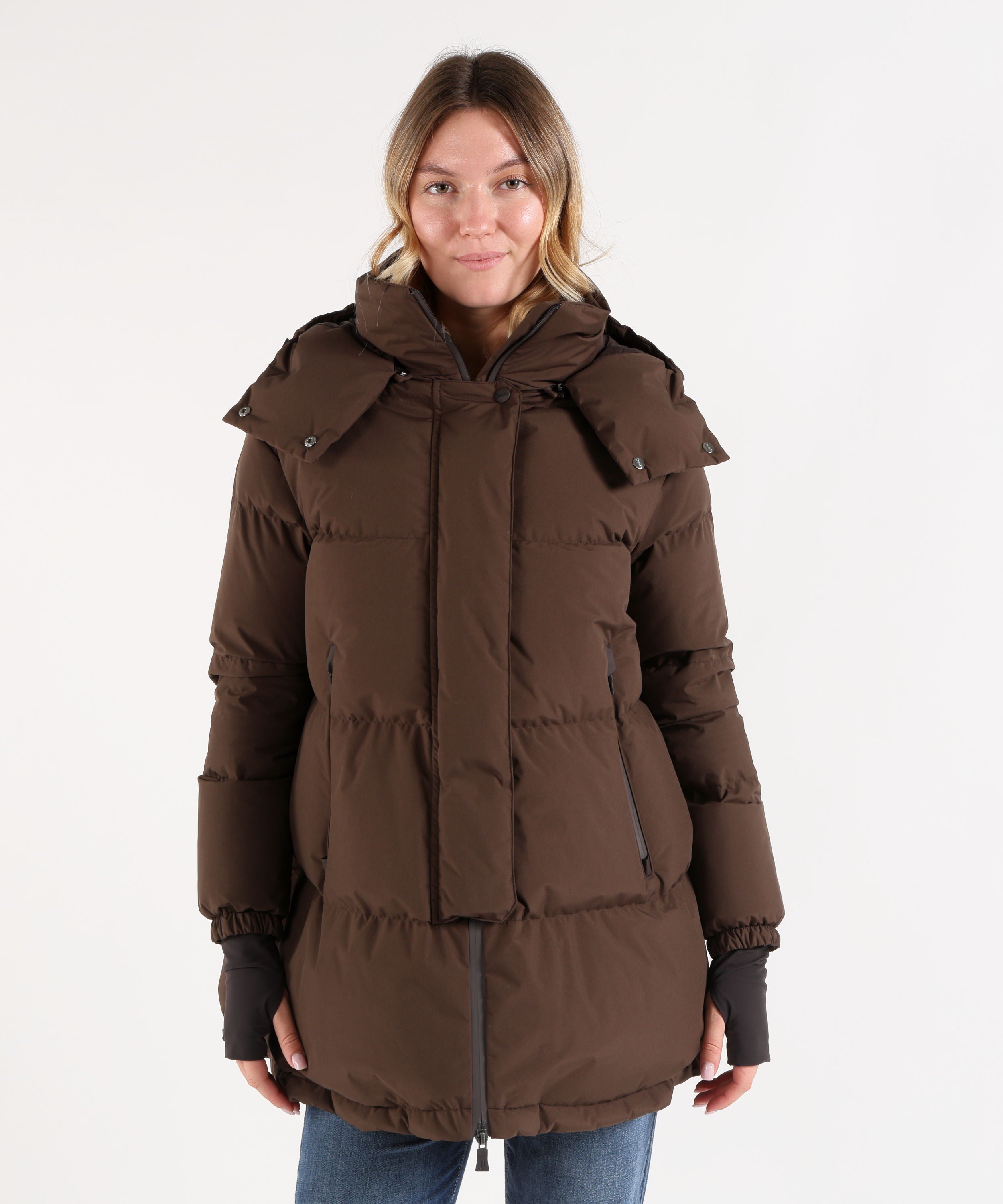 Puffer jackets HERNO short puffer jacket Marrone | HERNO