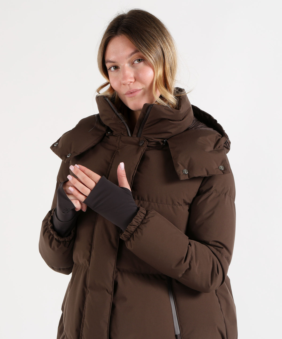 Puffer jackets HERNO short puffer jacket Marrone | HERNO