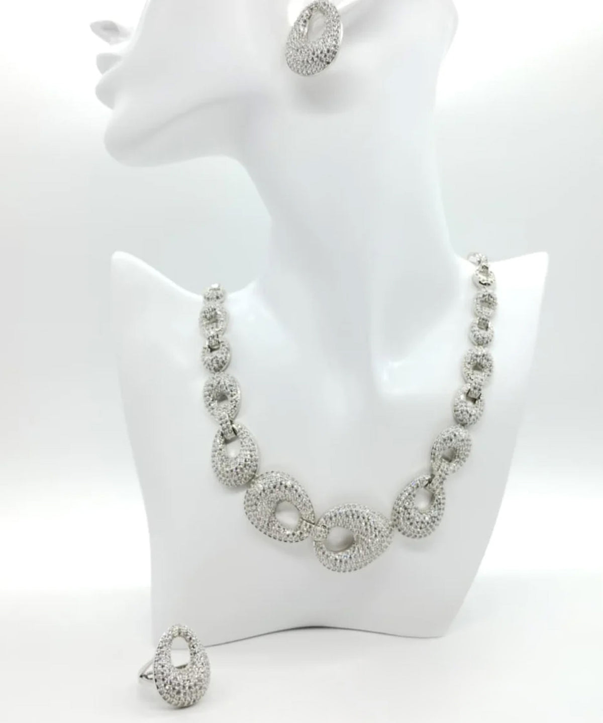 ENZO RUSSO Parure in Zirconi Crystal