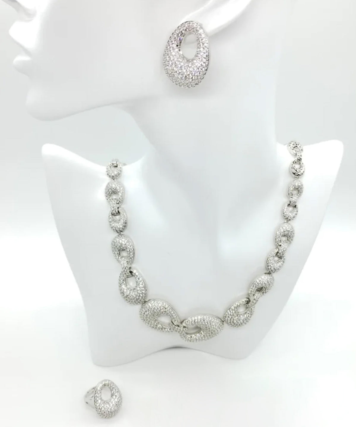 ENZO RUSSO Parure in Zirconi Crystal