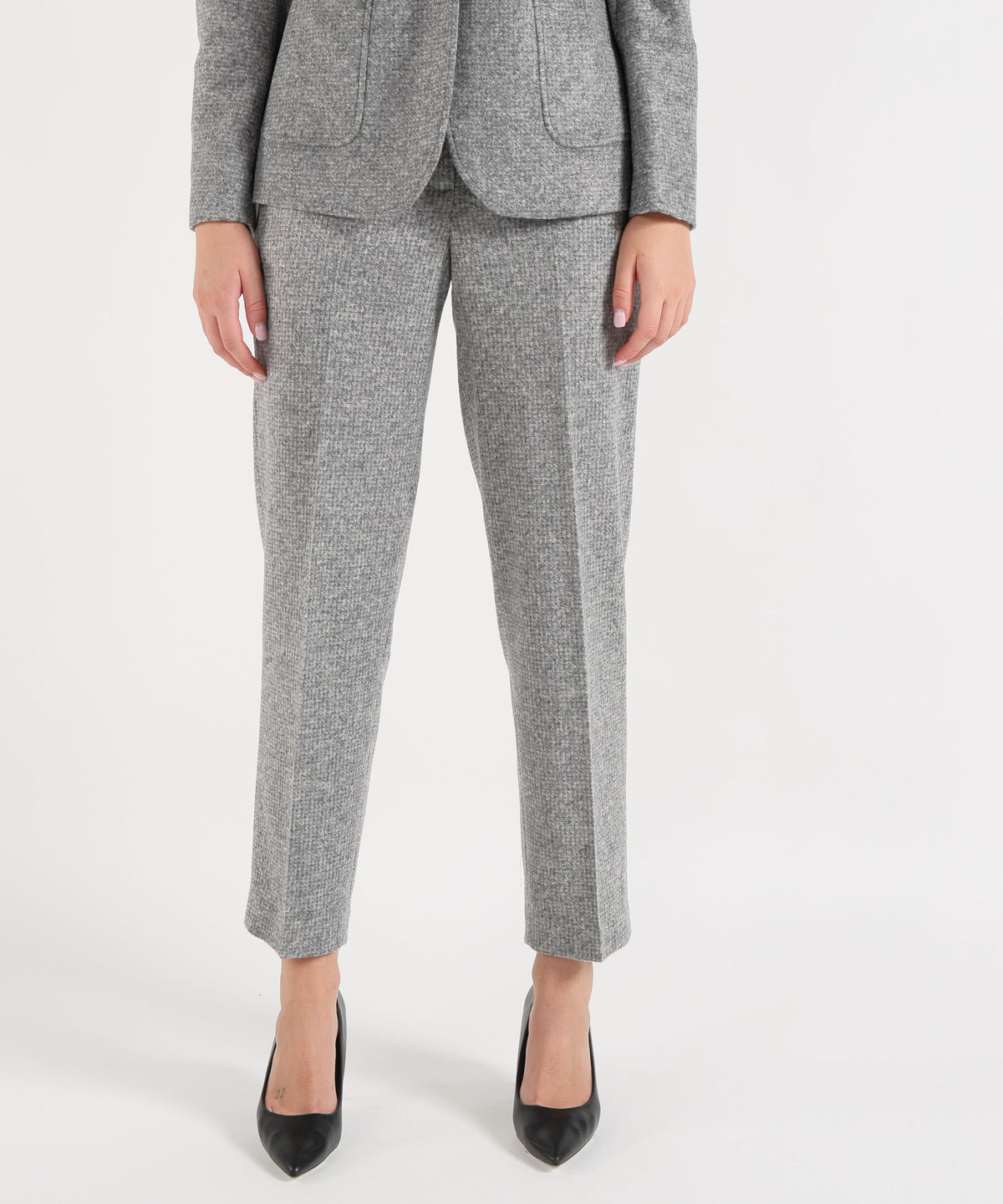 SEVENTY Pantalone in lana microfantasia