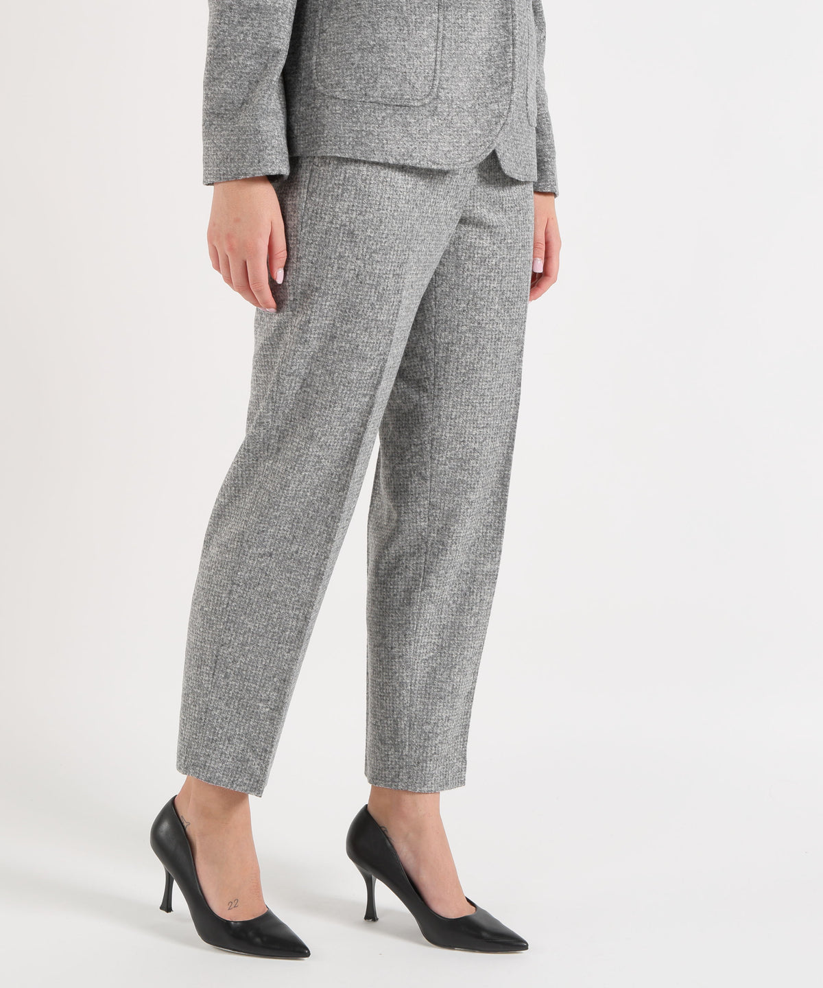 SEVENTY Pantalone in lana microfantasia