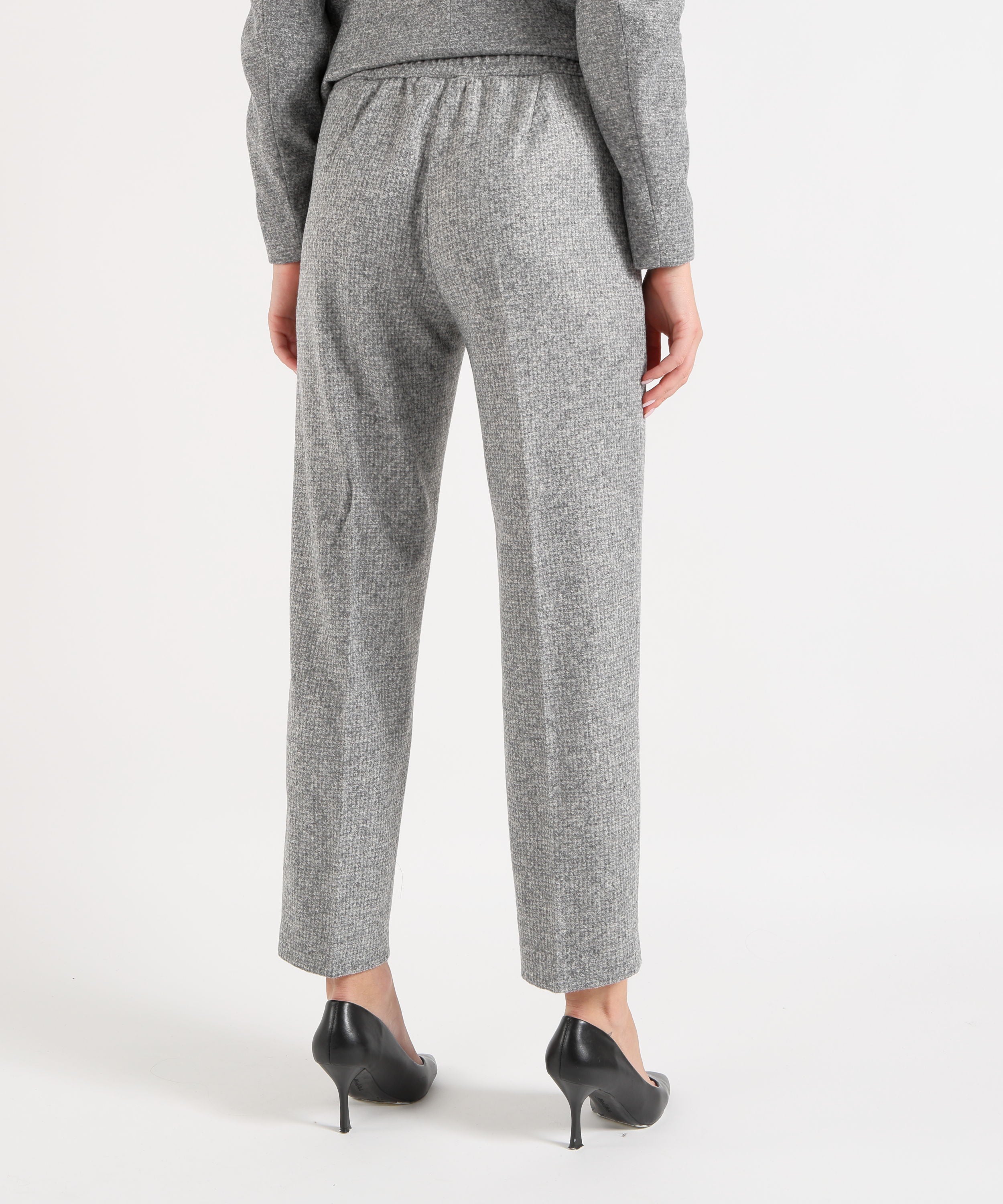 Pantaloni SEVENTY Pantalone in lana microfantasia Grigio | SEVENTY