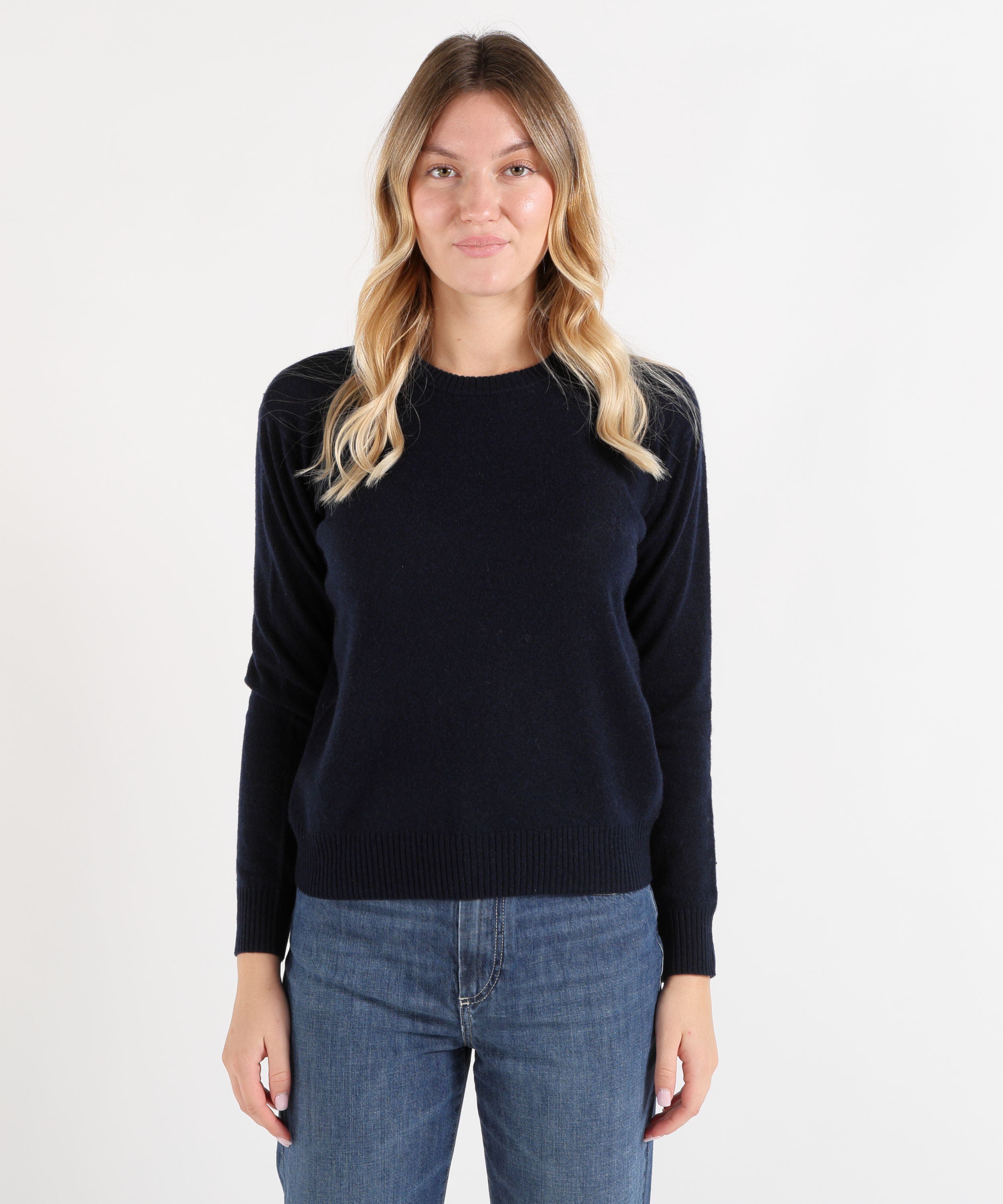 Pullover ABSOLUT CASHMERE Maglioncino over Navy | ABSOLUT CASHMERE
