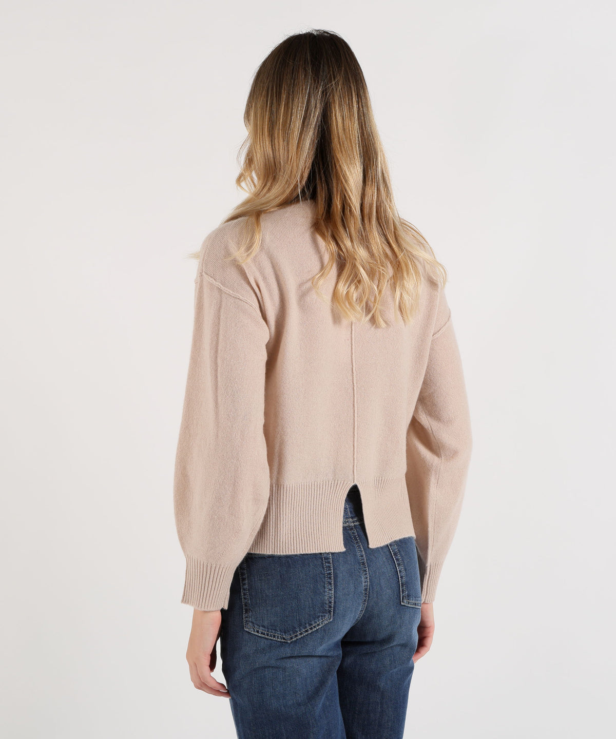 Maglie ABSOLUT CASHMERE Maglioncino over Sabbia | ABSOLUT CASHMERE