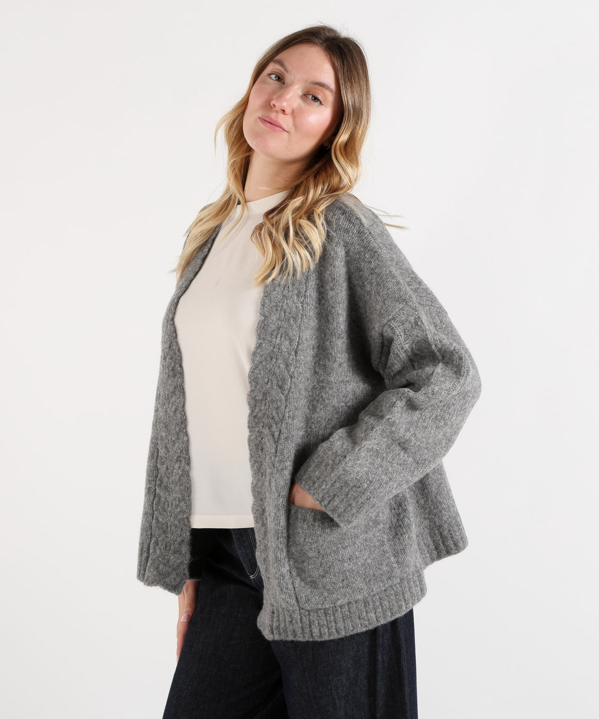 ABSOLUT CASHMERE Cardigan Senza Bottoni
