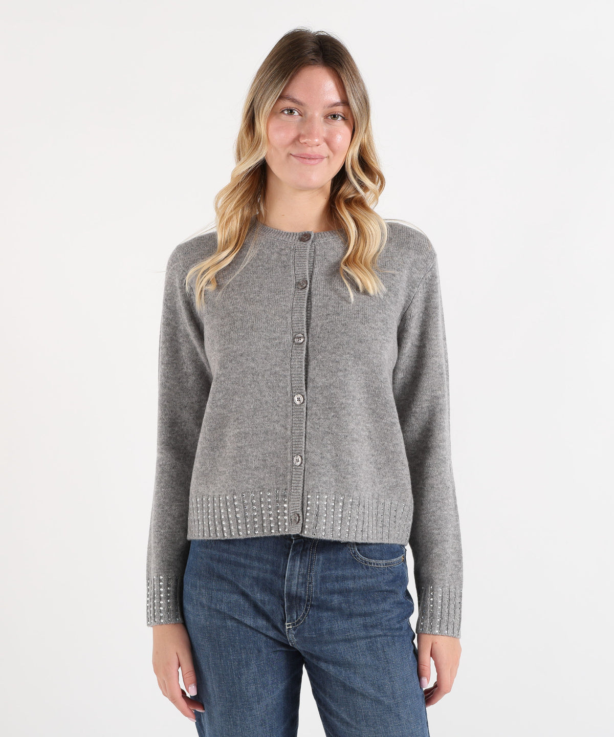 Cardigans KAOS Grigio melange | KAOS