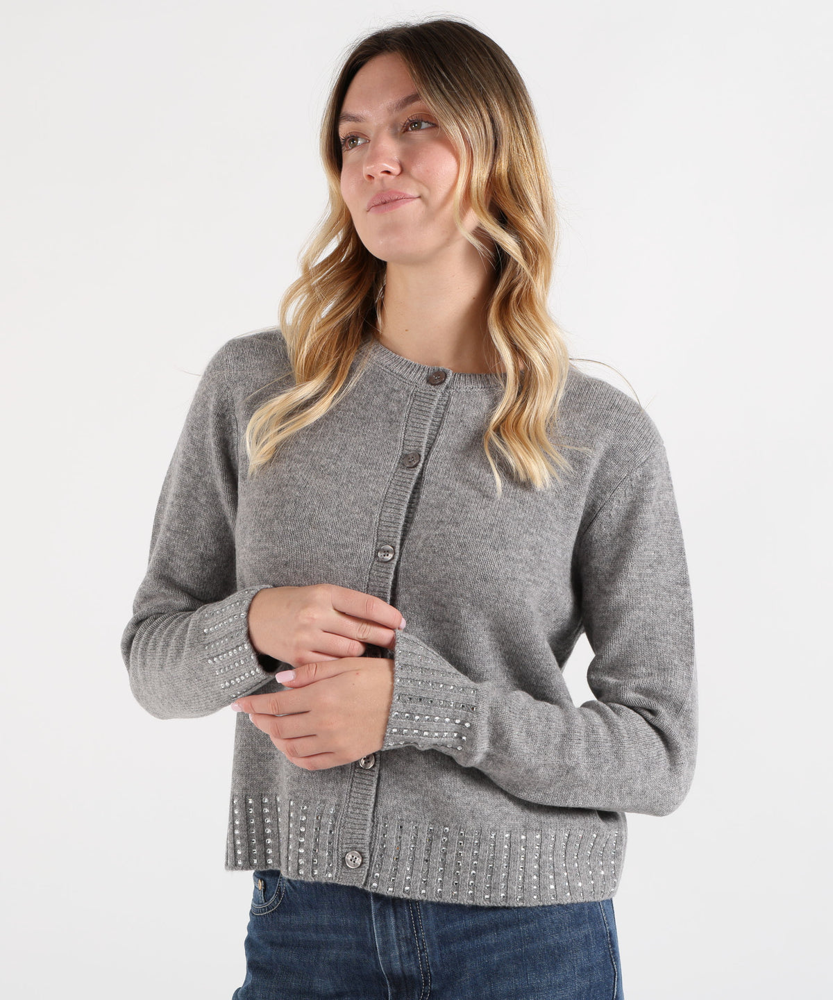 Cardigans KAOS Grigio melange | KAOS