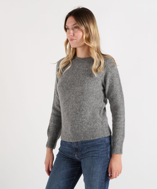 Pullover ABSOLUT CASHMERE Maglione Girocollo con Maniche Raglan Grigio | ABSOLUT CASHMERE